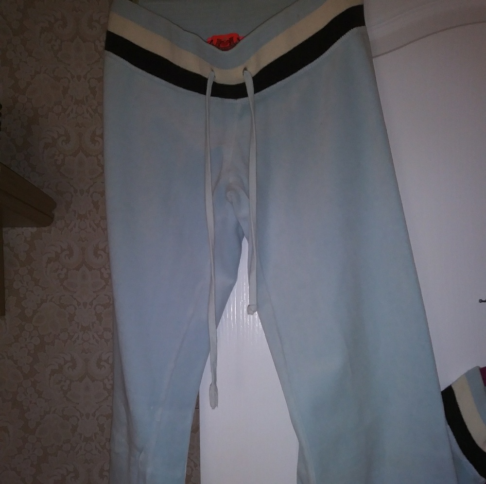 Juicy Couture blue velour sweatpants